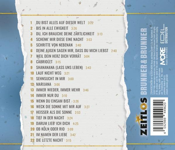 CD-Cover mit Trackliste. Der Hintergrund ist mit einem blau-weißen Muster zerrissen.