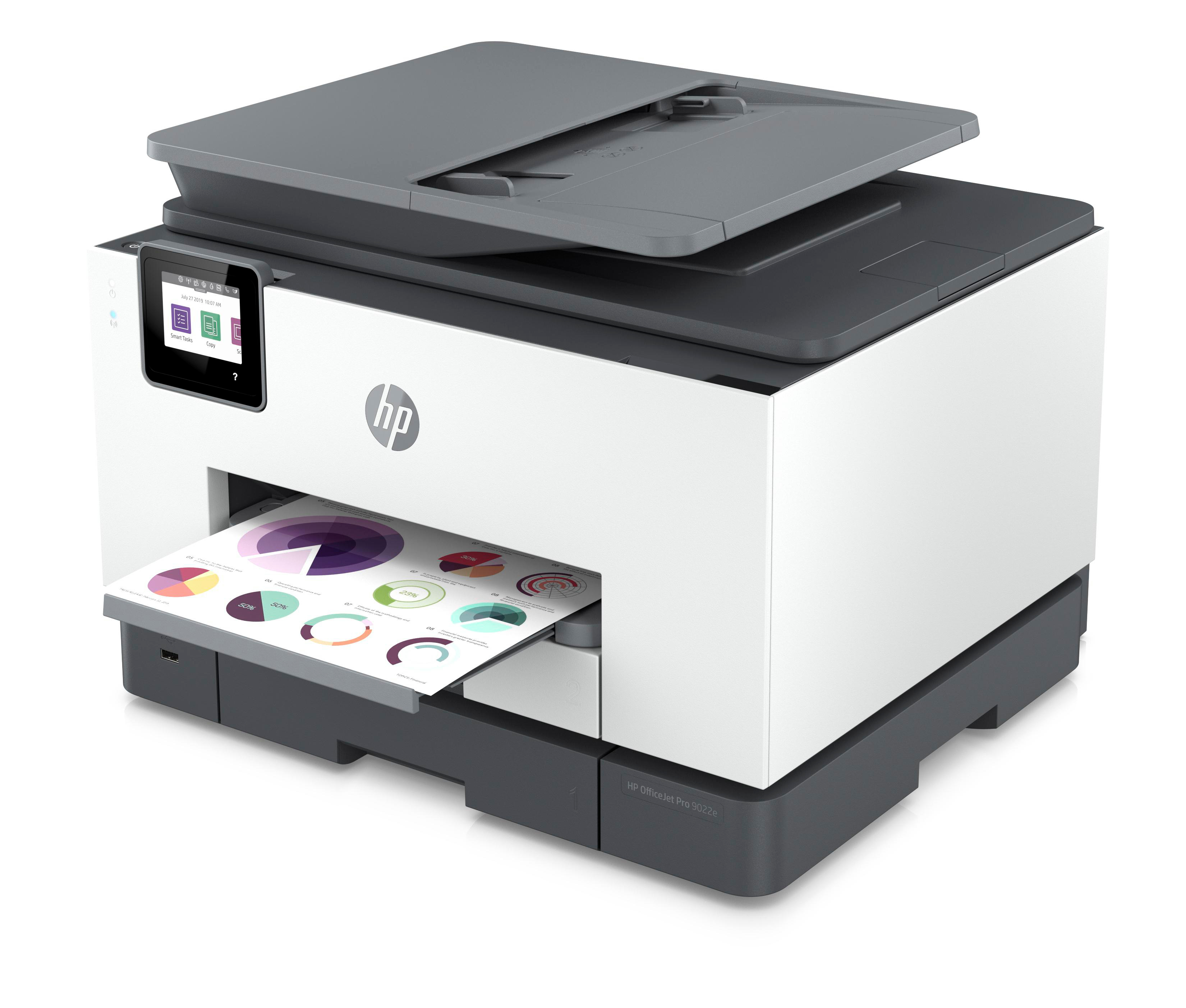 (Instant Tintenstrahl Ink) Netzwerkfähig WLAN Pro Multifunktionsdrucker 9022e HP OfficeJet