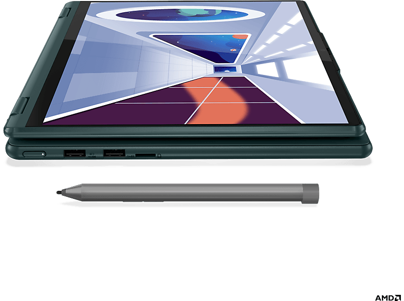 LENOVO Yoga 6/Ryzen 5 7530U/8 GB RAM/512 GB SSD/13.3"/Win 11/Laptop Deniz Mavisi 83B2006TTX_12