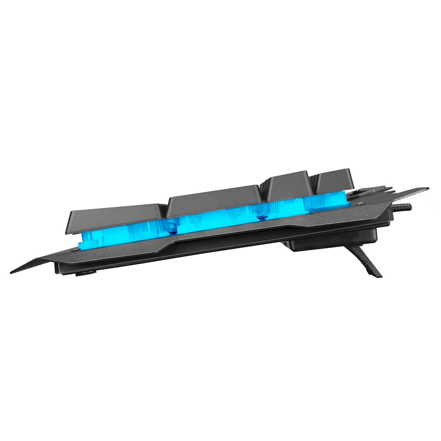 RAMPAGE KB-R57 X-Jammer Gökkuşağı Aydınlatmalı USB Tam Türkçe Gaming Oyuncu Klavyesi Siyah