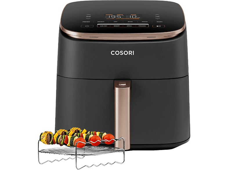 Freidora de Aire Cosori Premium Chef Edition Roja, 5,5 Litros, 1700W, Freidoras