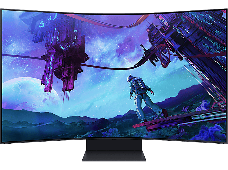 SAMSUNG Odyssey Ark S55CG970NUXDU 55'' Ívelt 4k 165 Hz 16:9 FreeSync VA LED Gamer monitor