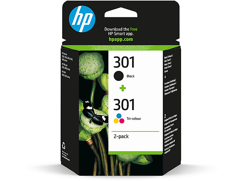 HP Combo Pack 301 KIT Cartucce