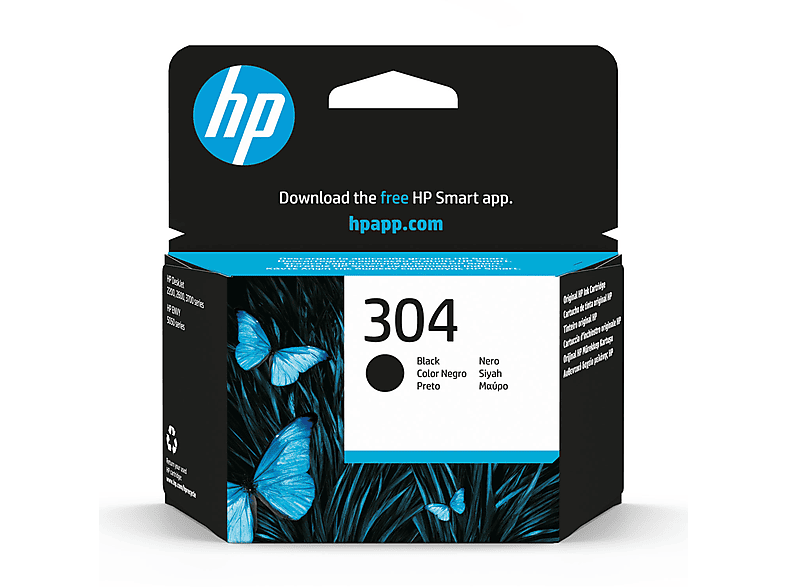 HP 304, Nero Cartuccia