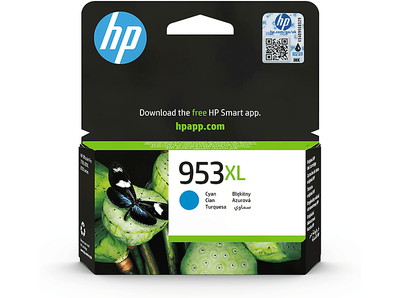 Cartuccia HP 953Xl (F6U16Ae) Ciano