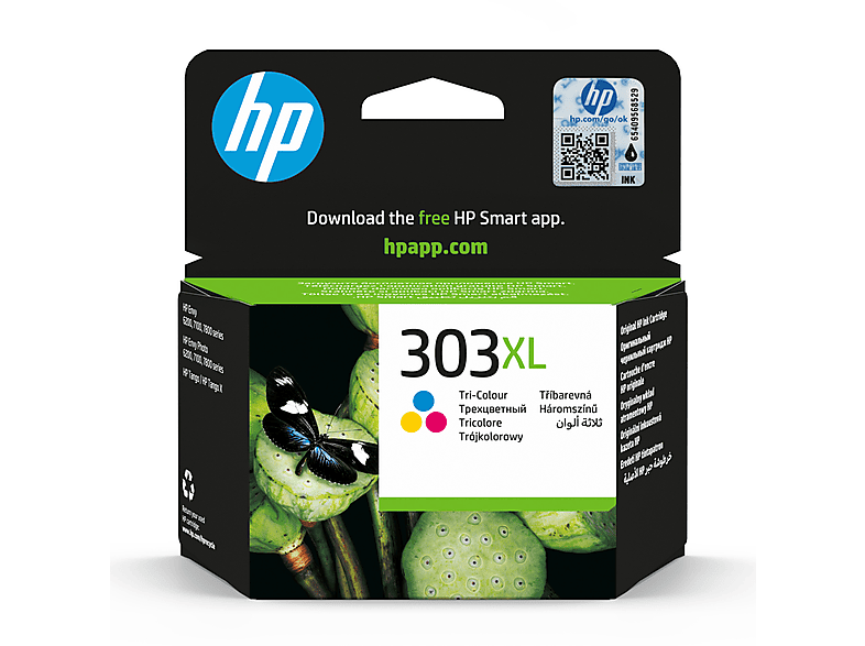 Cartucce HP 303Xl Tricromia (T6N03Ae) Giallo, Ciano, Magenta