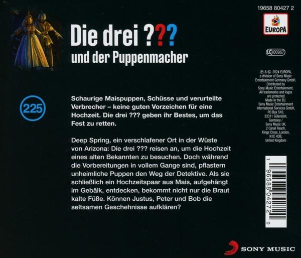 Rückseite einer DVD-Hülle: Text und Bilder.