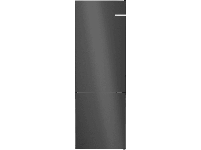Bosch KGN492XCF Serie 4 Kühl- und Gefrierkombination (C, 440 l, 2030 mm hoch, Standgerät, No Frost (verminderte Eisbildung), Black inox-antifingerprint)