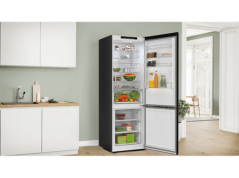 Bosch KGN492XCF Serie 4 Kühl- und Gefrierkombination (C, 440 l, 2030 mm hoch, Standgerät, No Frost (verminderte Eisbildung), Black inox-antifingerprint) — Foto 5 von 5