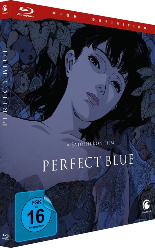 Blu-ray-Disc-Hülle mit Anime-Kunst, Porträt einer Frau.