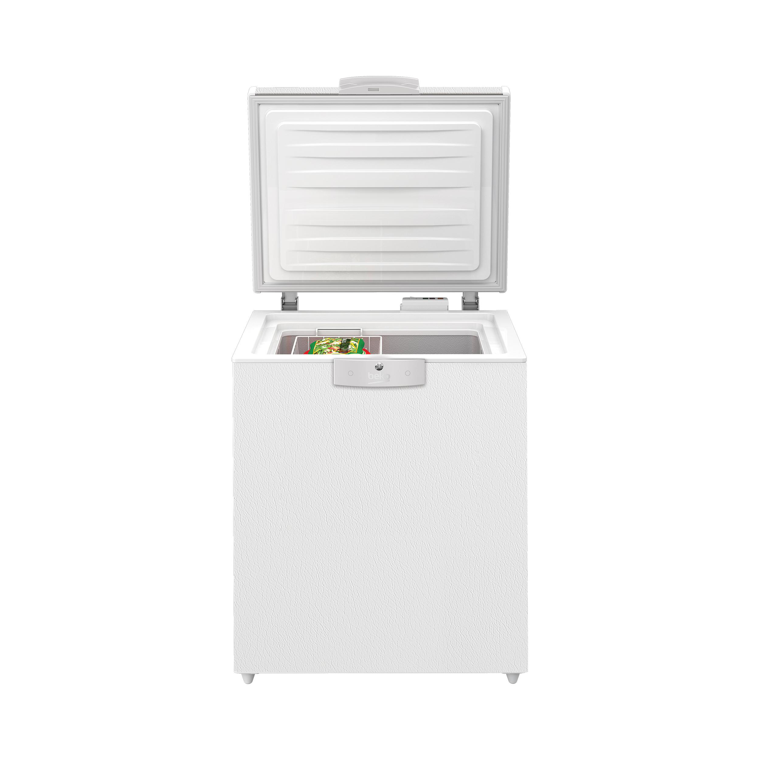 Gefriertruhe BEKO HSM14550 Gefriertruhe (D, 148 l, 912 mm hoch 