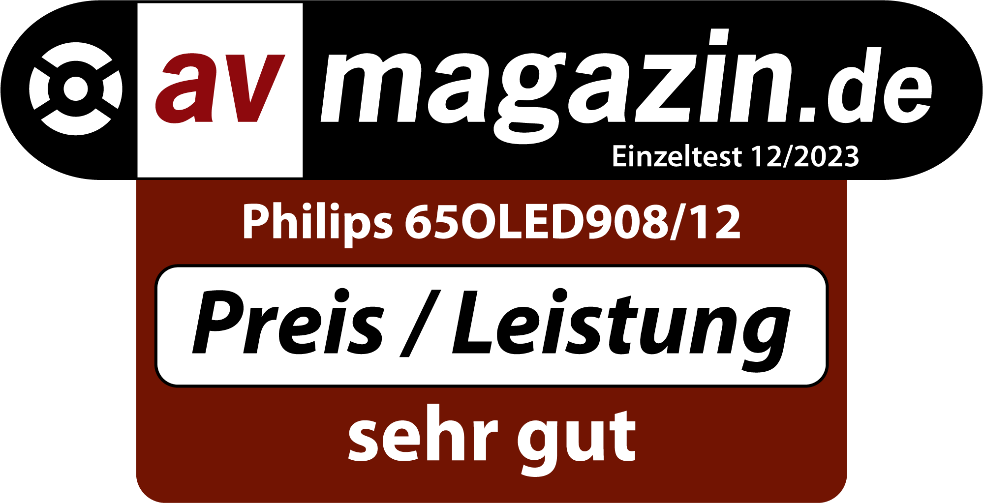 av magazin.de Bewertung mit Philips 65OLED908/12, Bewertung: Preis/Leistung sehr gut.