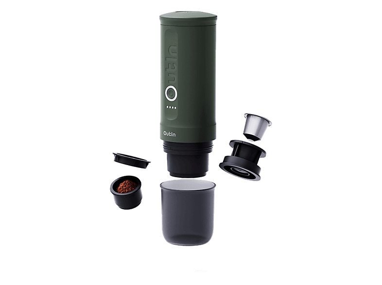 OutIn OTEM-01-FG Nano Tragbare Espressomaschine Waldgrün — Foto 3 von 3