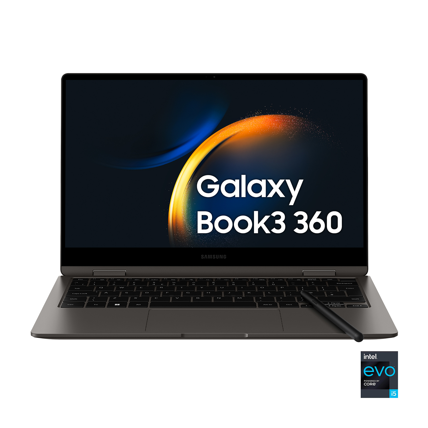 Samsung Galaxy Book3 360 8GB 256, 13,3 pollici, processore Intel® Core I5 1340P (Evo), Intel Iris Xe Graphics, 8 GB, 256 GB Ssd, Graphite