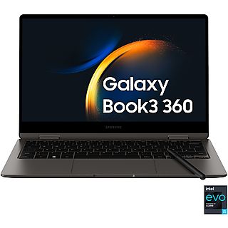 SAMSUNG Galaxy Book3 360 8GB 256, 13,3 pollici, processore Intel® Core I5 1340P (Evo), INTEL Iris Xe Graphics, 8 GB, 256 GB SSD, Graphite