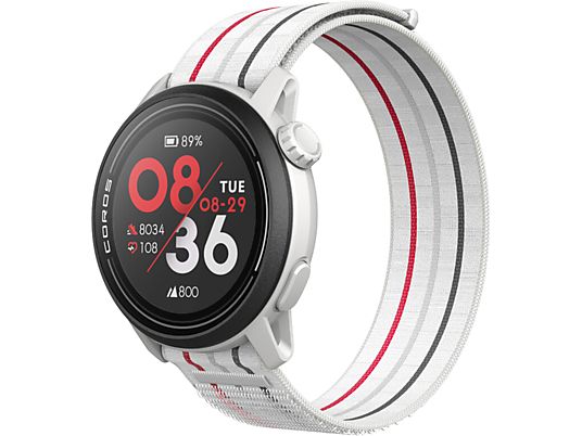 COROS Pace 3 - Smartwatch (22 mm, Nylon, Bianco)
