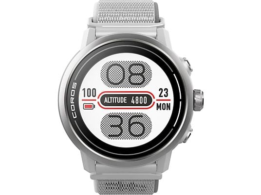 COROS APEX 2 - Smartwatch (Larghezza attacco cinturino 20 mm, Nylon, Gray)