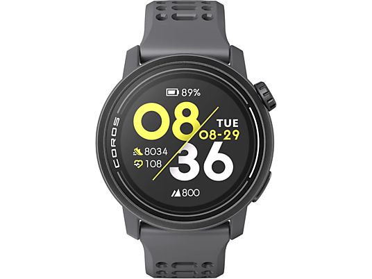 COROS Pace 3 - Smartwatch (22 mm, Silikon, Schwarz)