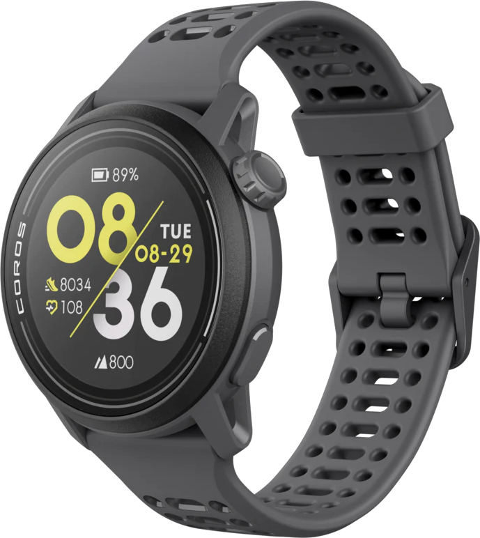 COROS Pace 3 - Smartwatch (22 mm, silicone, Noir)