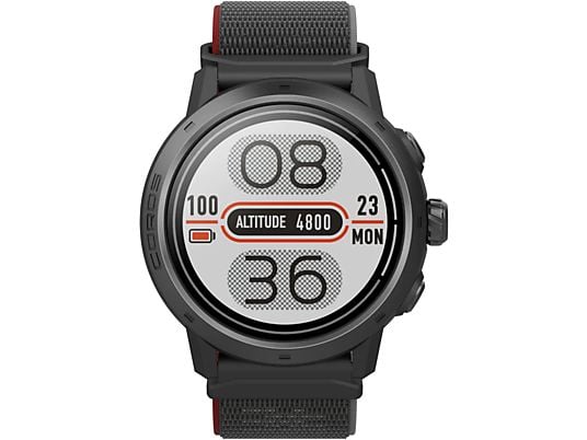 COROS APEX 2 Pro - Smartwatch (Largeur de connecteur de bracelet 22 mm, Nylon, Noir)