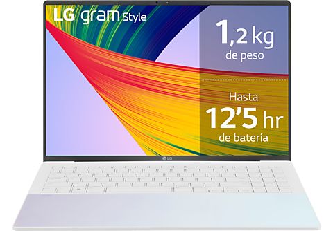 Portátil - LG 16Z90RS-G.AD74B, 16" WQXGA+, Intel® Evo™ Core™ i7-1360P, 32GB RAM, 512GB SSD, Windows 11 Home