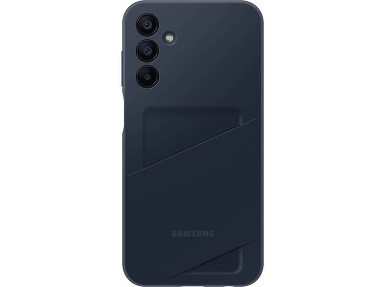 Samsung Card Slot Backcover, für Samsung Galaxy A15 A15 5G, Schwarz/Blau; Schutzhülle