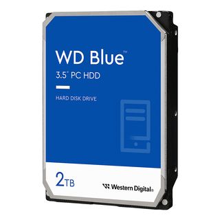 WESTERN DIGITAL WD Blue PC Desktop - Disco fisso (HDD, 2 TB, Argento/nero)