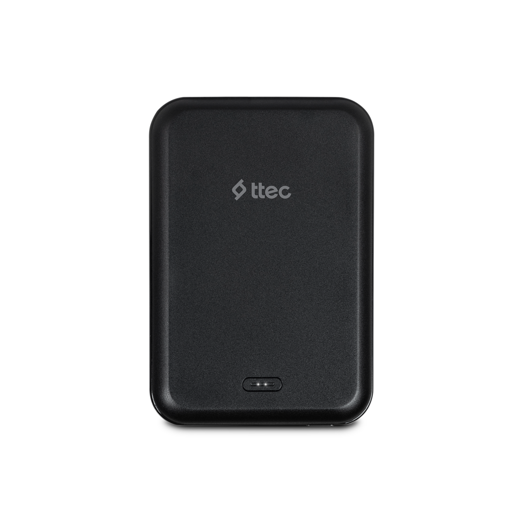 TTEC 2BB199S  ReCharger M 5.000mAh MagSafe Uyumlu Kablosuz Taşınabilir Şarj Cihazı/ Powerbank Siyah