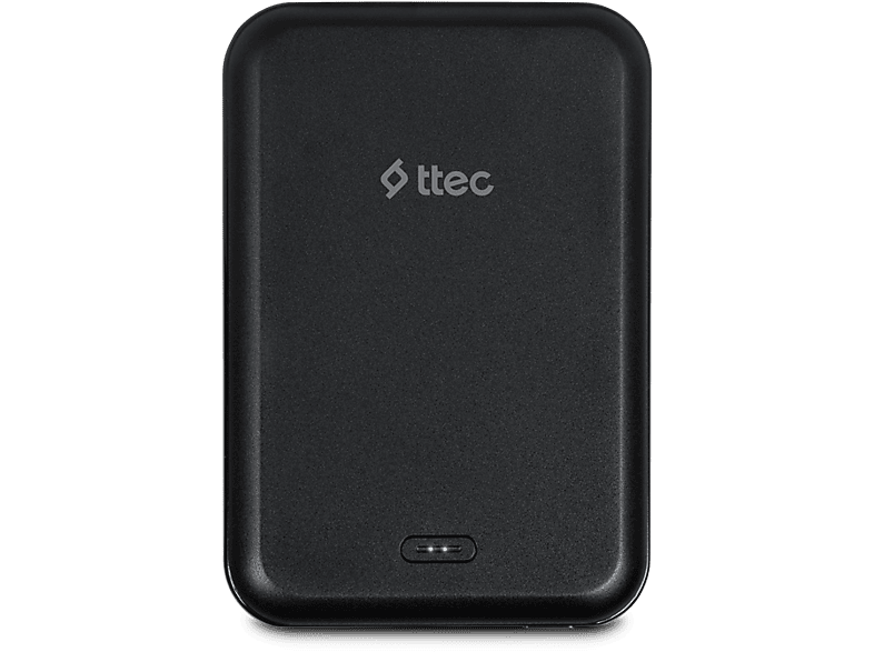 TTEC ReCharger M 5.000mAh MagSafe Uyumlu Kablosuz Taşınabilir Şarj Cihazı Siyah_0