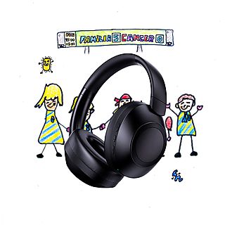 Auriculares inalámbricos - Vieta Pro Daniel, Campaña Solidaria, Bluetooth 5.3, Hasta 50hs, Negro