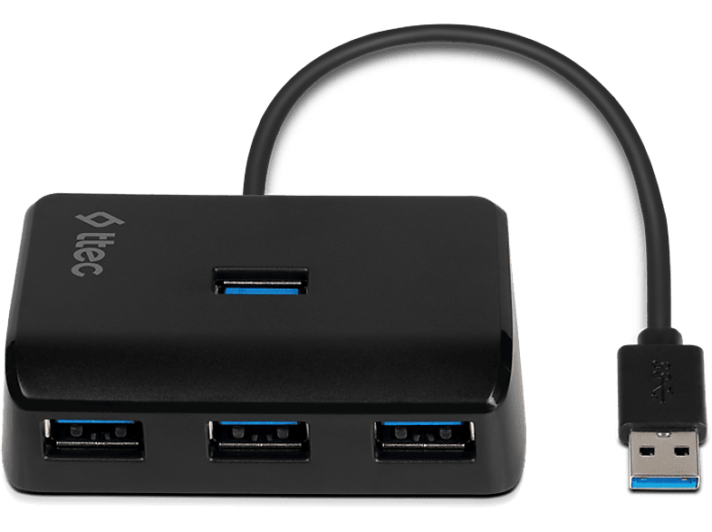 TTEC 4 Girişli USB-A 3.2 Hub/Çoklayıcı Siyah_0