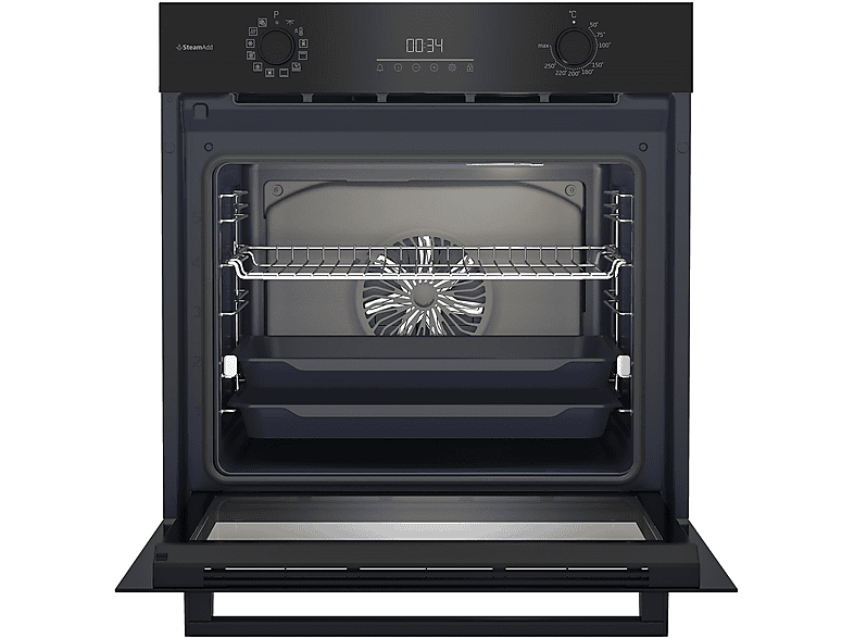 BEKO BBIS17300BCS, Backofen (Einbaugerät, 72 l, 594 mm breit), Dampfgarfunktion