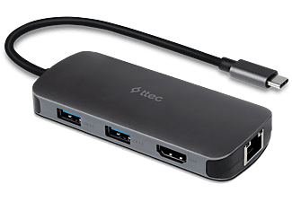 TTEC 8 Port USB-C Hub USB-C 100W PD 3.0 HDMI GB Ethernet 2*USB-A 3.2 USB-A 2.0 Macbook Uyumlu USB Hub