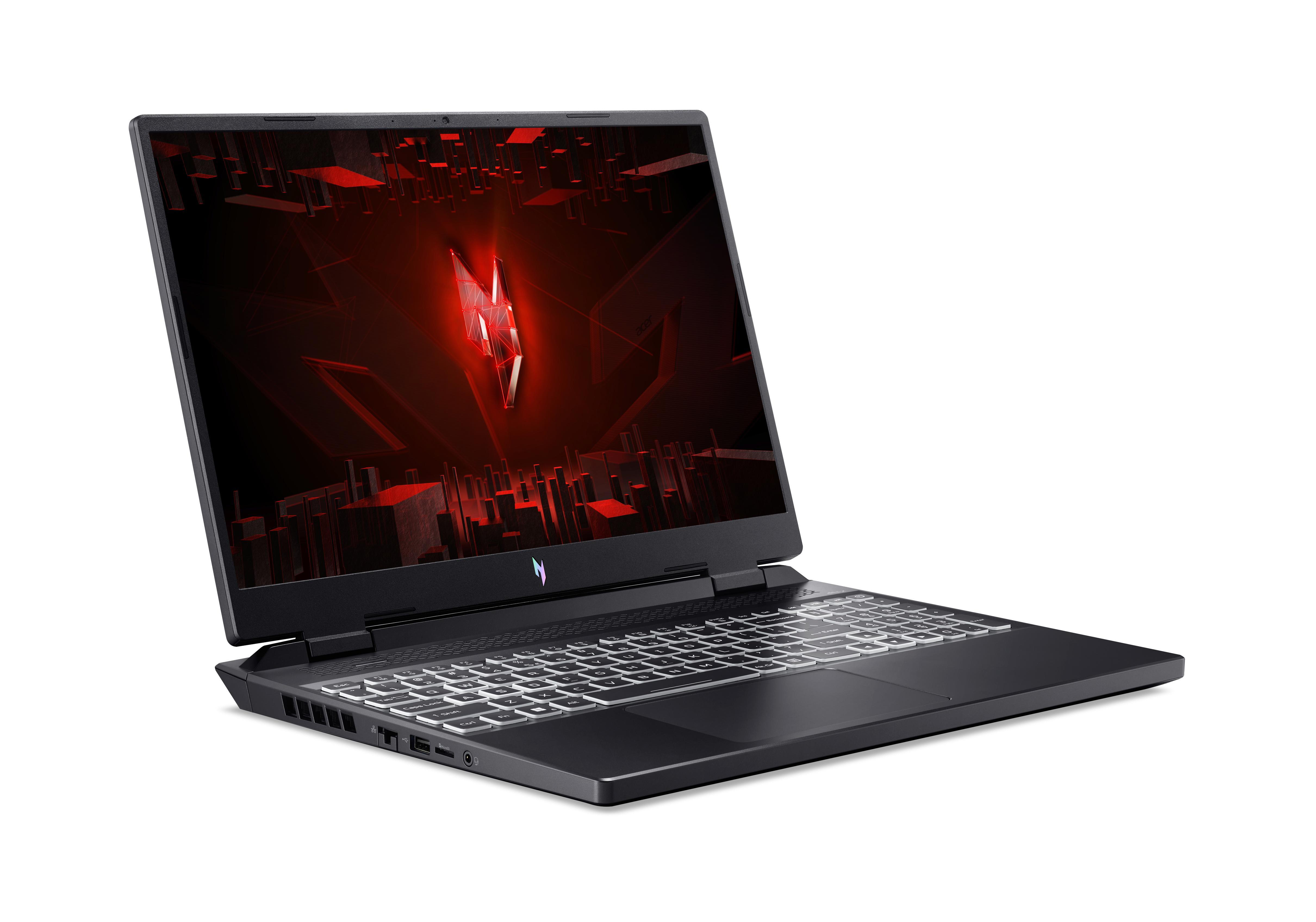 ACER Acer Nitro Obsidian RAM, Home 16 Tastaturbeleuchtung, Bit) Prozessor, mit TB Display Windows GB (64 16,0 1 RTX™ RGB mit Zoll 7940HS Display, AMD Notebook, mit NVIDIA, SSD, 4070, 32 Hz GeForce (AN16-41-R7Y2) Gaming 165 11 Black