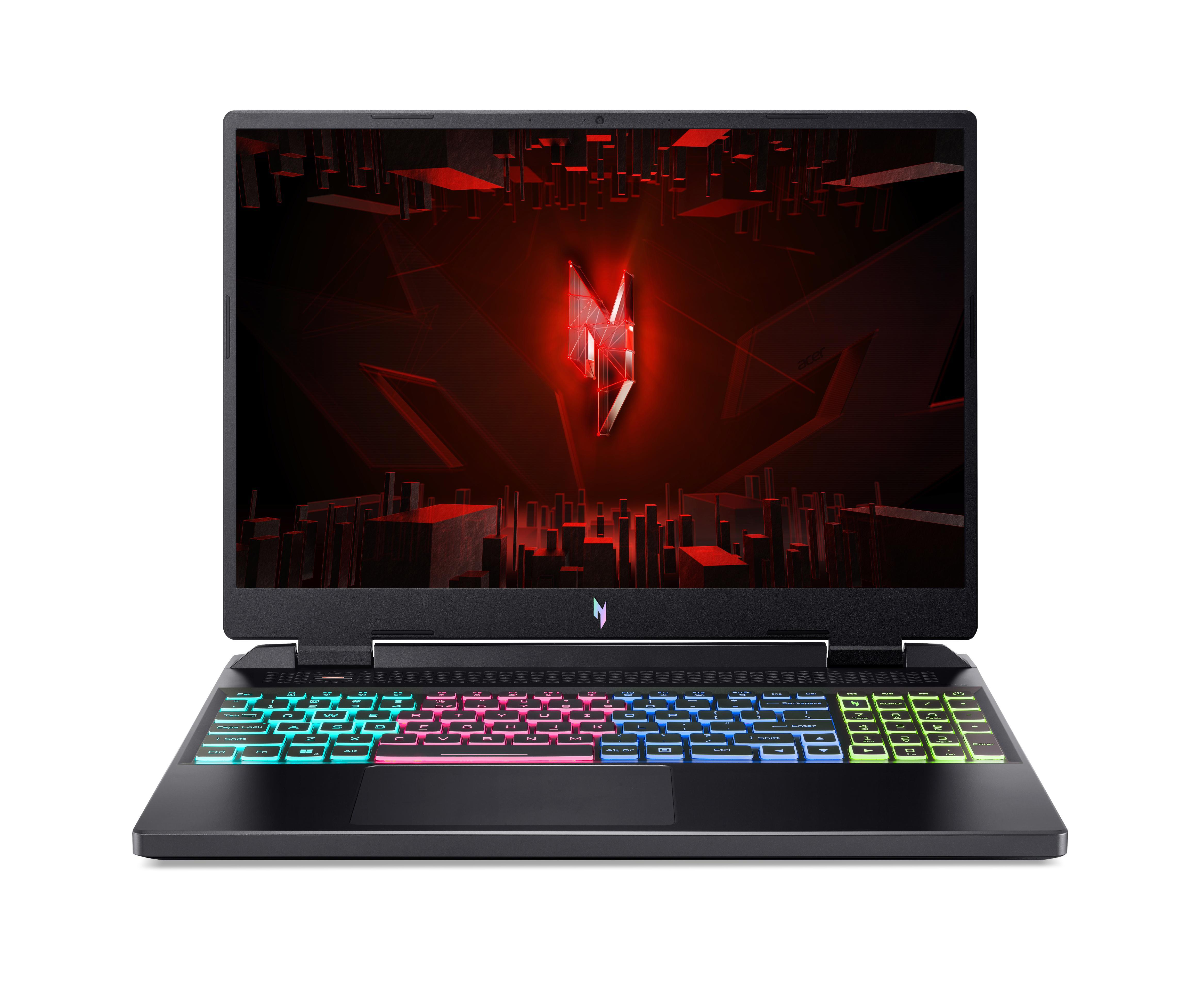 Zoll Nitro mit (AN16-41-R7Y2) 11 4070, GeForce Acer Home Prozessor, Gaming Windows mit 7940HS Display, (64 ACER SSD, 32 16,0 mit 165 16 RGB RAM, Black Tastaturbeleuchtung, AMD NVIDIA, 1 GB Display Notebook, RTX™ Obsidian Bit) Hz TB