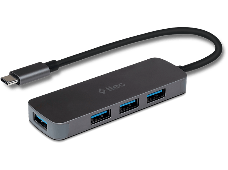 TTEC 4 Girişli USB-C Hub/Çoklayıcı USB-A 3.2 Hub 4*USB-A 3.2 (MacBook Uyumlu)_1