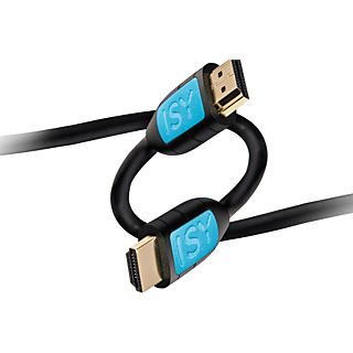 ISY IHD-1500 - High-Speed 4K HDMI Kabel mit Ethernet (Schwarz/Blau)