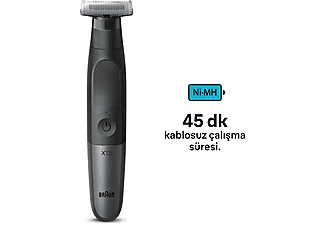 BRAUN XT 5200 New Sakal Şekillendirme ve Vücut Tıraş Makinesi Siyah_1