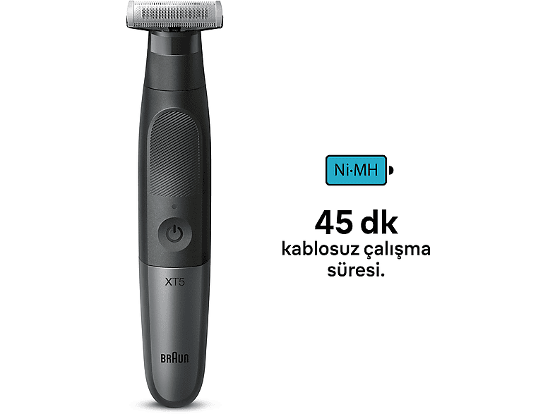 BRAUN XT 5200 New Sakal Şekillendirme ve Vücut Tıraş Makinesi Siyah_1