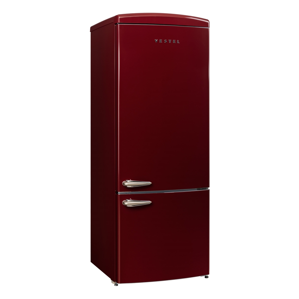 VESTEL Retro NFK52211 471L Alttan Donduruculu No-Frost Buzdolabı Bordo