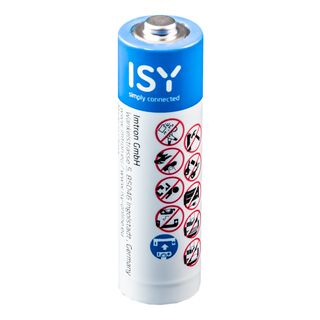 ISY 50x Alkaline AAA LR03 - Batterie (Weiss/Blau)