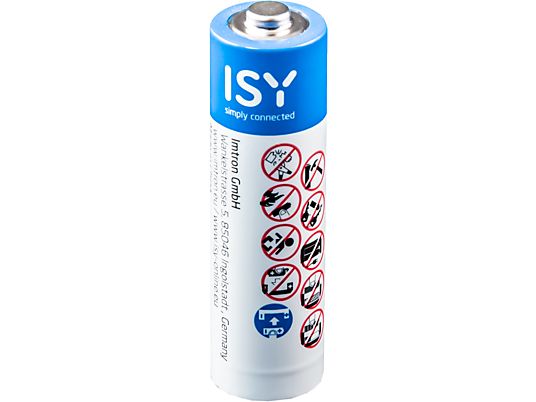 ISY 50x Alkaline AAA LR03 - Batterie (Weiss/Blau)