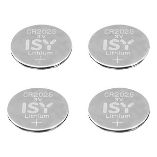 ISY CR2025 3V Lithium 4 pièces - Piles bouton (Argent)