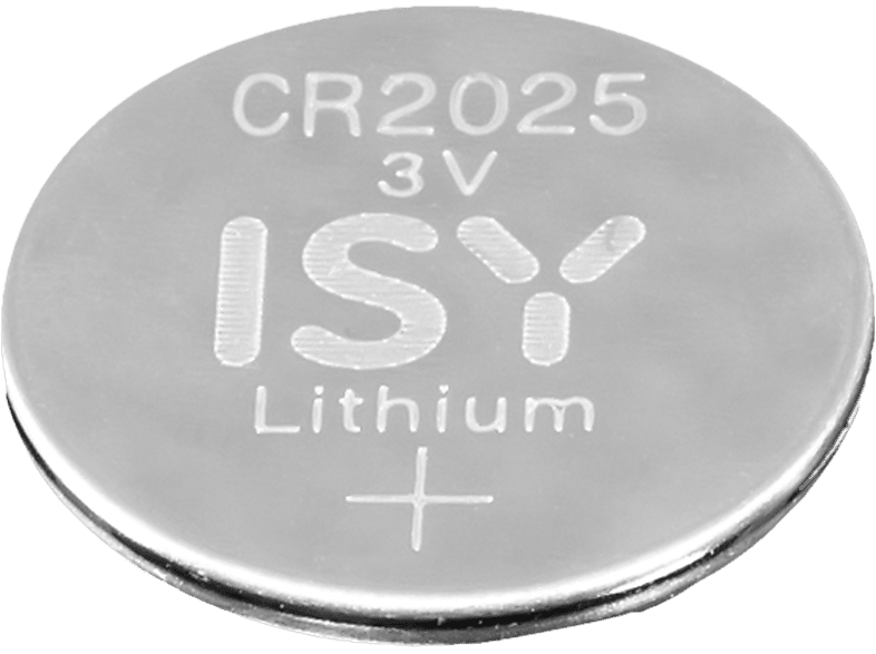 ISY CR2025 3V Lithium 10 Stück - Knopfzellen (Silber)
