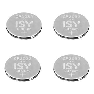 ISY CR2032 3V litio 4 pezzi - Pile a bottone (Argento)