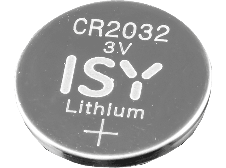 ISY CR2032 3V 10 Stück - Knopfzellen (Silber)