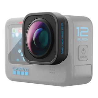 GOPRO Max Lens Mod 2.0 (HERO 12) - Obiettivo per scatti POV ultra grandangolari (Nero)