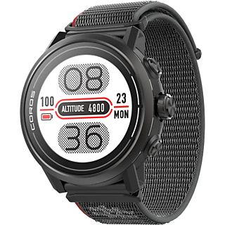 COROS Apex 2 - Smartwatch (Breite Armbandanschluss 20 mm, Nylon, Schwarz)