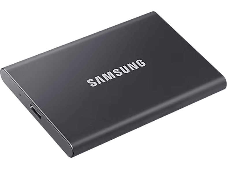 SAMSUNG 1 TB T7 USB3.2 Gen2 Type-C Taşınabilir SSD Gri MU-PC1T0T/WW_1