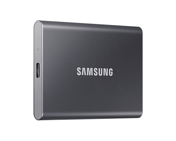 SAMSUNG T7 USB 3.2 GEN2 Type-C 2TB Taşınabilir SSD Gri MU-PC2T0T